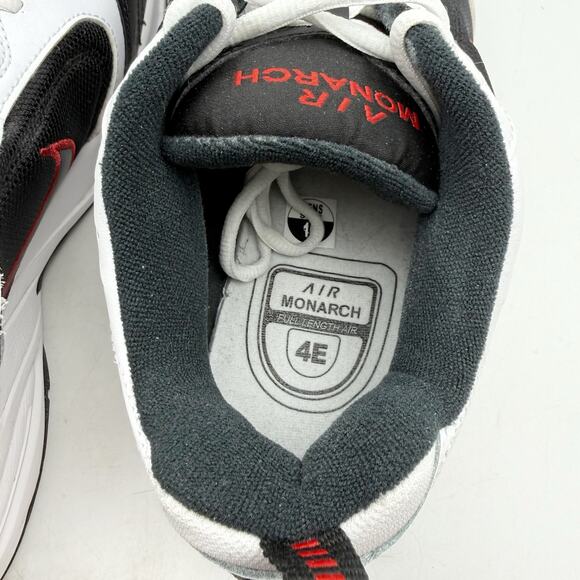 Nike Mens Air Monarch IV Training Sneakers US 10 Wide EU 44 White Black GUC main image 8